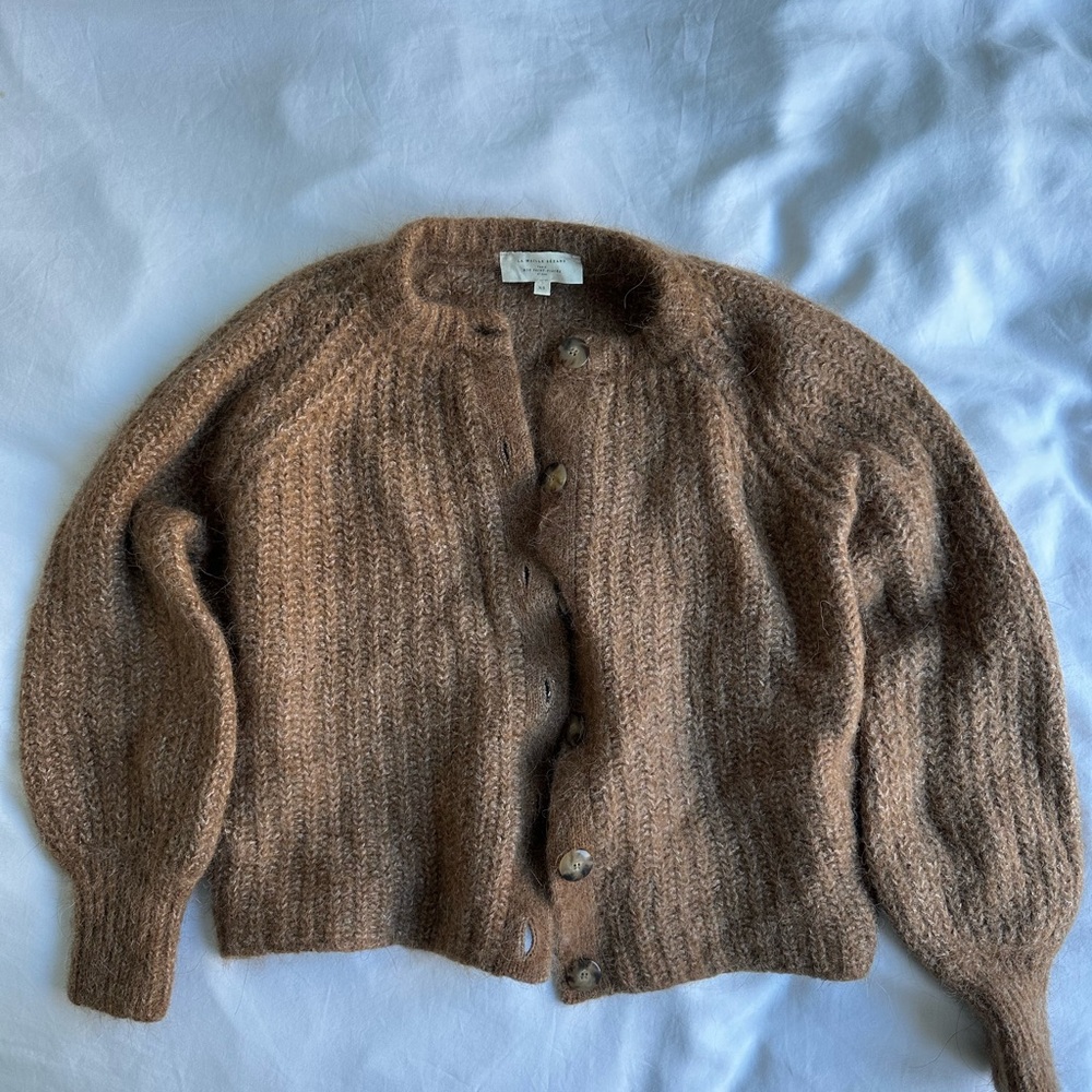 Emile Cardigan Mottled camel - XS
